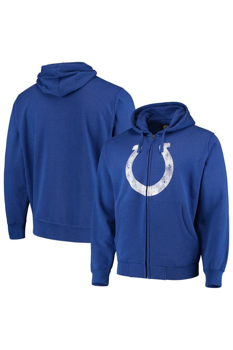 Men's G-III Sports by Carl Banks Royal Indianapolis Colts Primary Logo Full-Zip Hoodie, Main, color, Royal