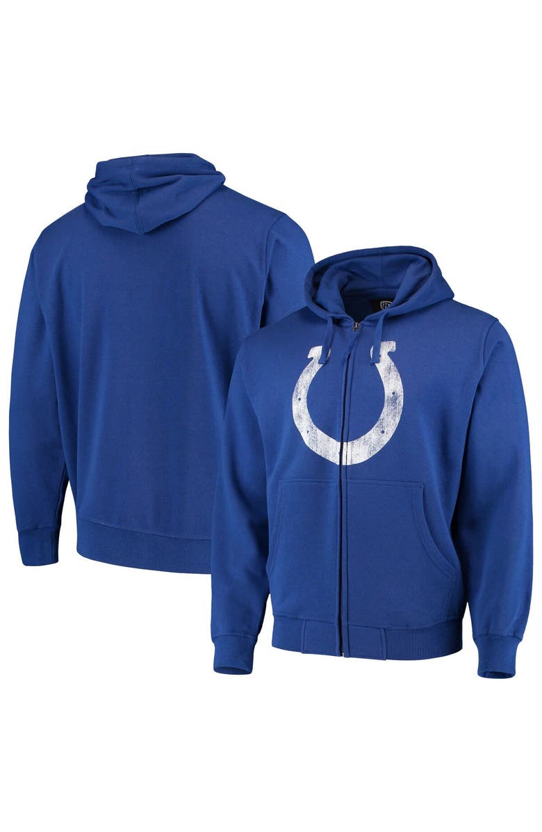 STARTER Men's G-III Sports by Carl Banks Royal Indianapolis Colts Primary Logo Full-Zip Hoodie, Main, color, Royal
