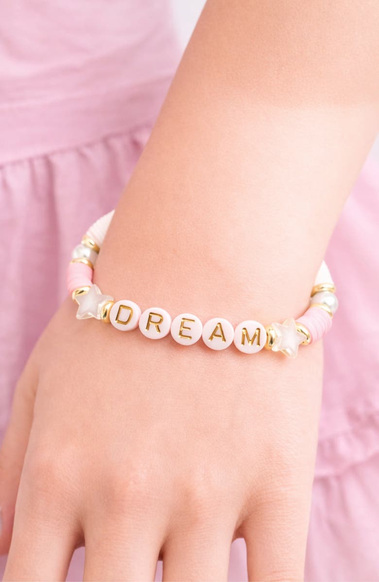 Bits & Bows Dream Bracelet, Alternate, color, Pink/White/Blue