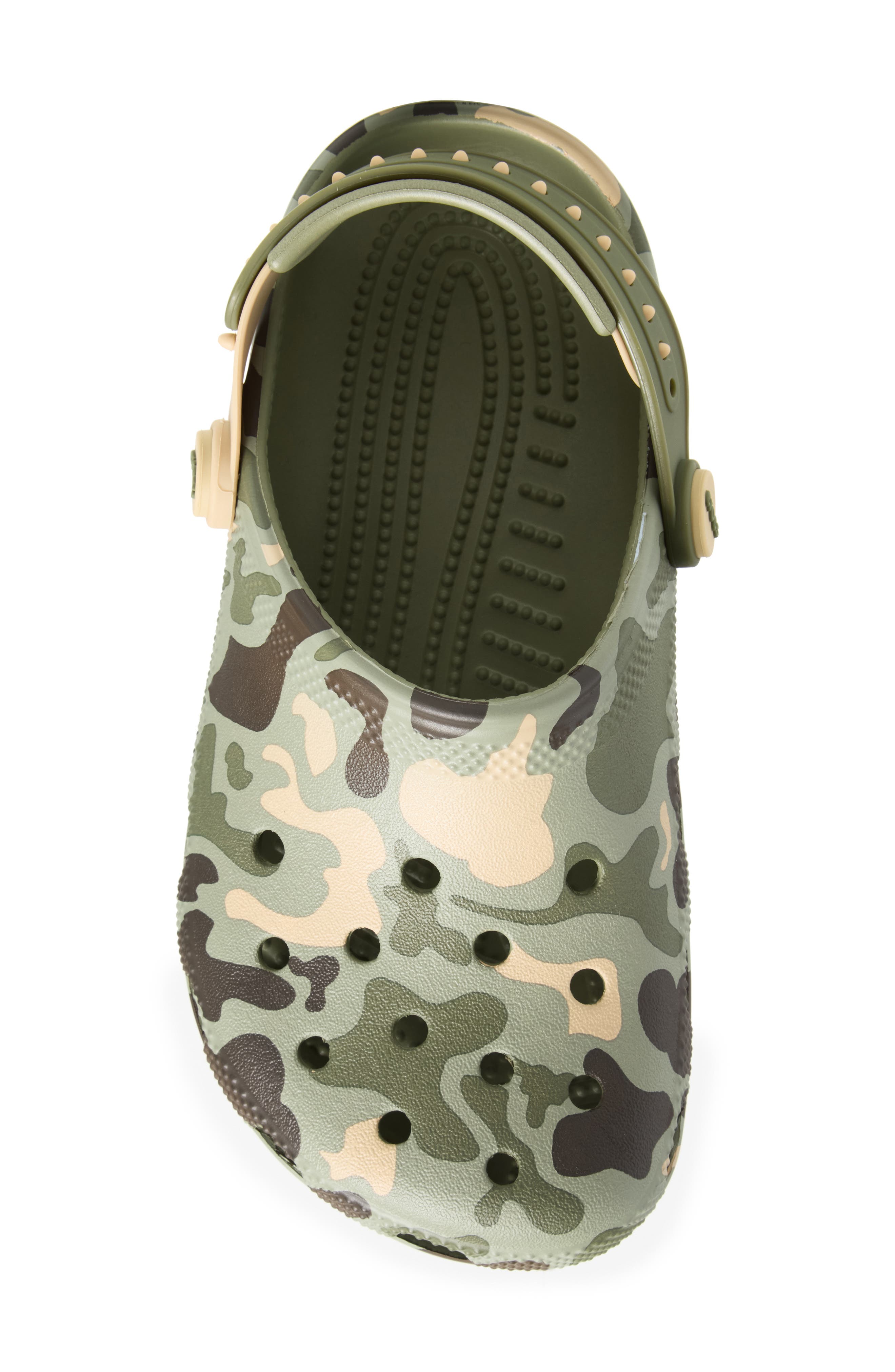 Kids' Classic Snap Back Strap Clog, Alternate, color, CARGO/ MULTI