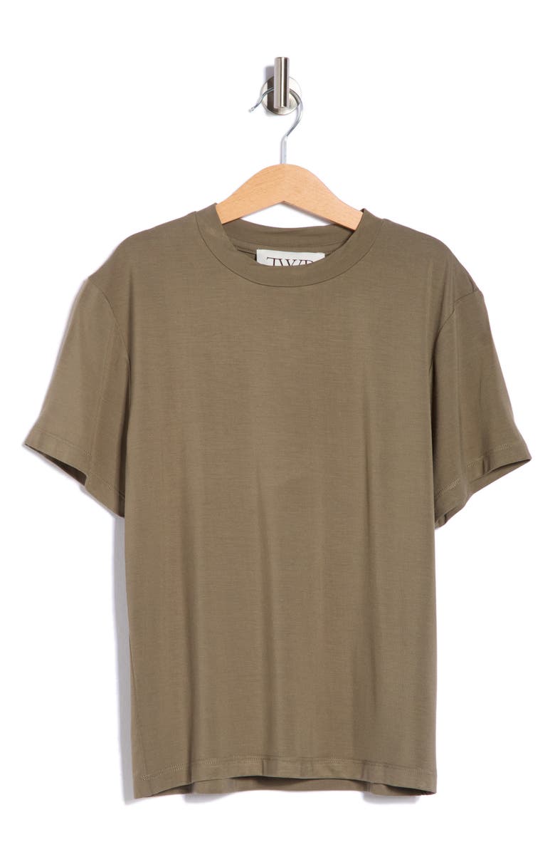 TWP His Crewneck T-Shirt, Main, color, Rosen Green