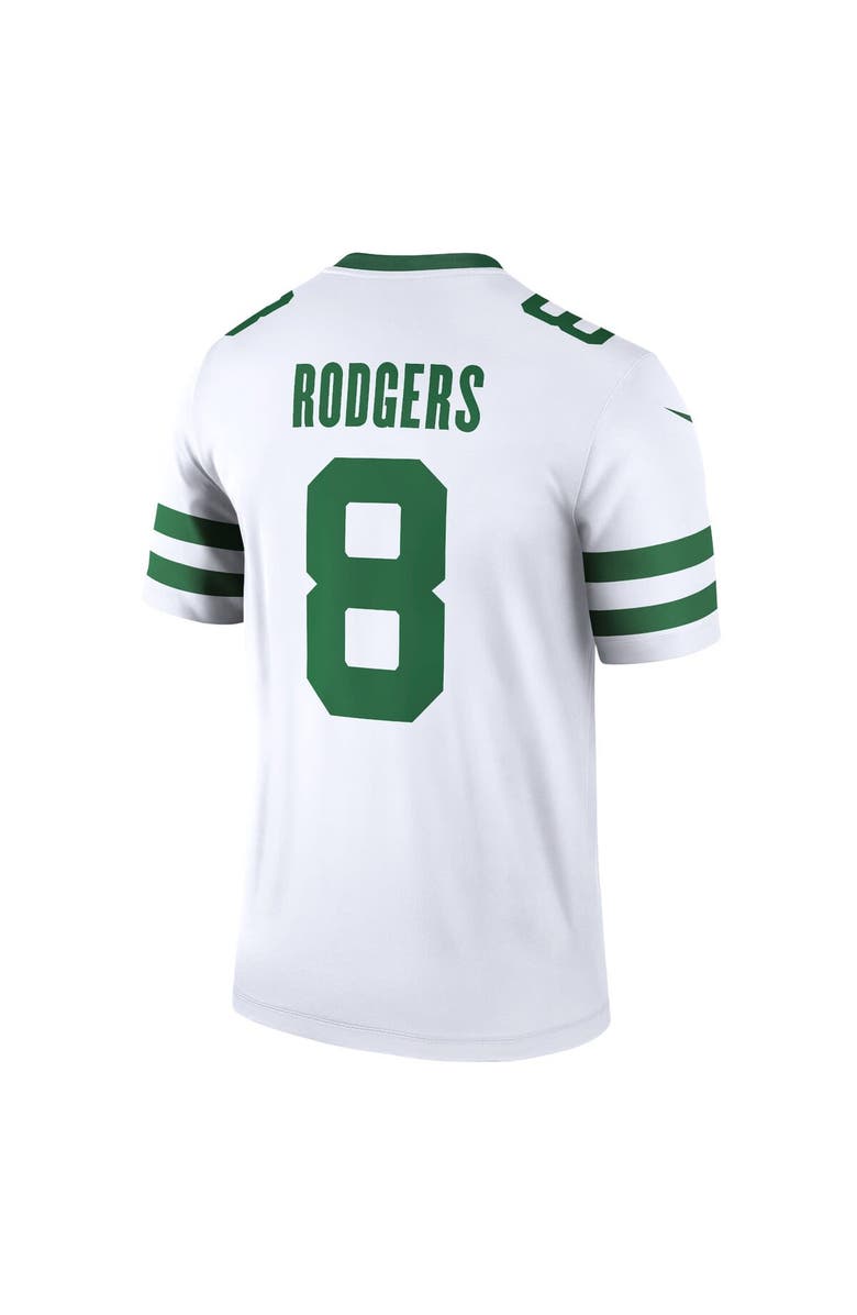 Nike Men's Nike Aaron Rodgers Spotlight White New York Jets Alternate Legend Player Jersey, Alternate, color, 