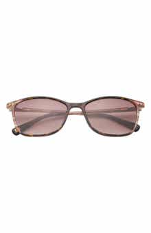 Ted Baker London 56mm Full Rim Rectangle Sunglasses