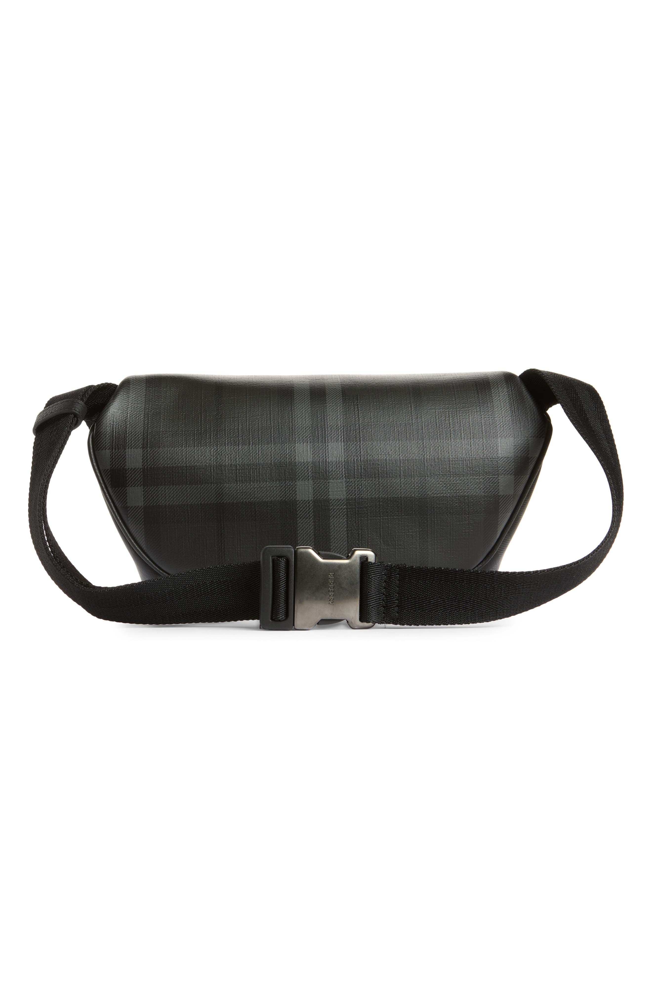 Iron Check Belt Bag, Alternate, color, IRON