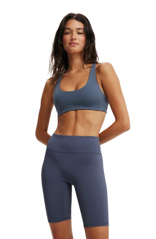 Shop Cotton On Body Bondi Everyday Mid Length Bike Short In Folkstone Grey