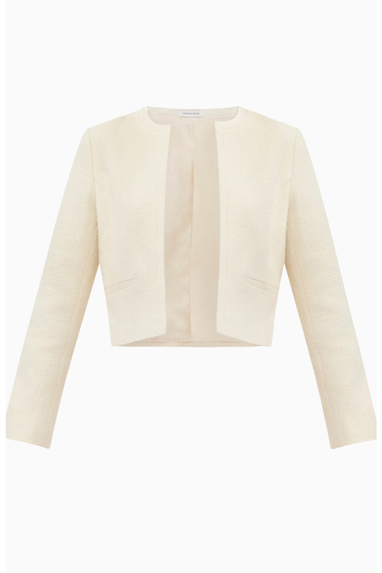Margot Tweed Jacket, Alternate, color, Cream