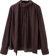 MANGO Long Sleeve Woven Shirt