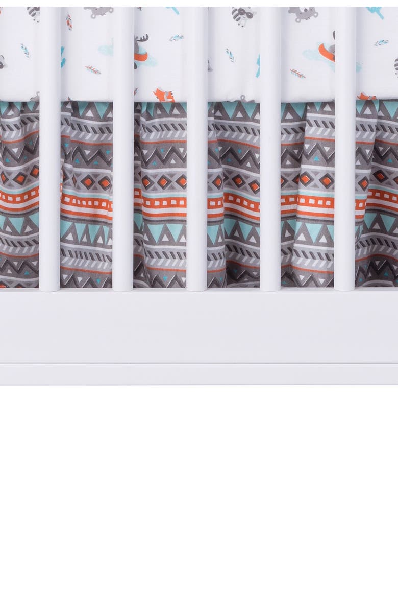 TREND LAB Moose Canoe 4-Piece Crib Bedding Set, Alternate, color, 