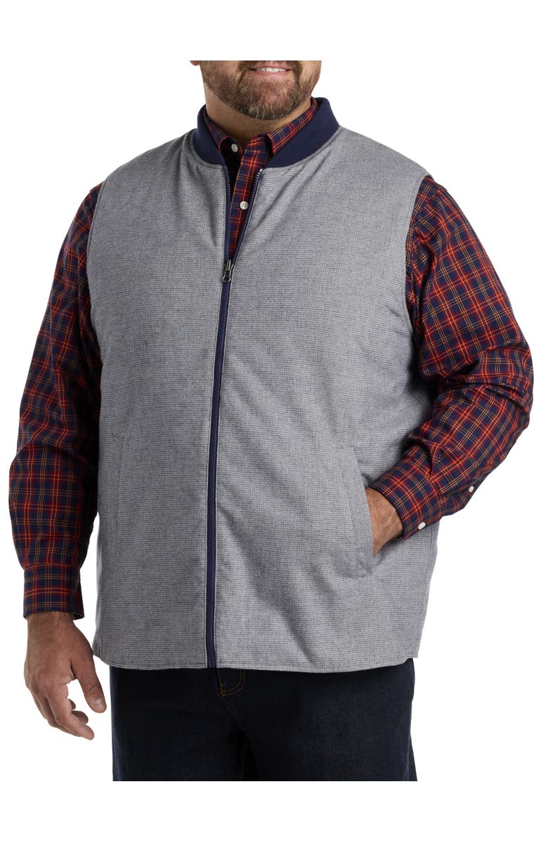 Oak Hill Premium by DXL Reversible Quilted Vest, Alternate, color, 