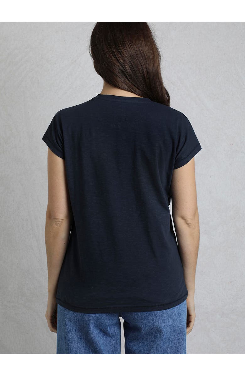 Weird Fish Lead The Way Graphic T-Shirt, Alternate, color, Navy