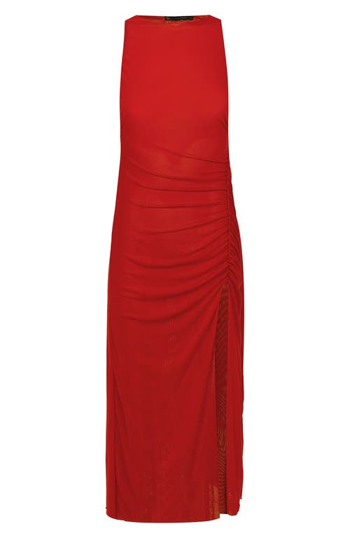 Vix Paula Hermanny Getty Cover-up Dress In Red