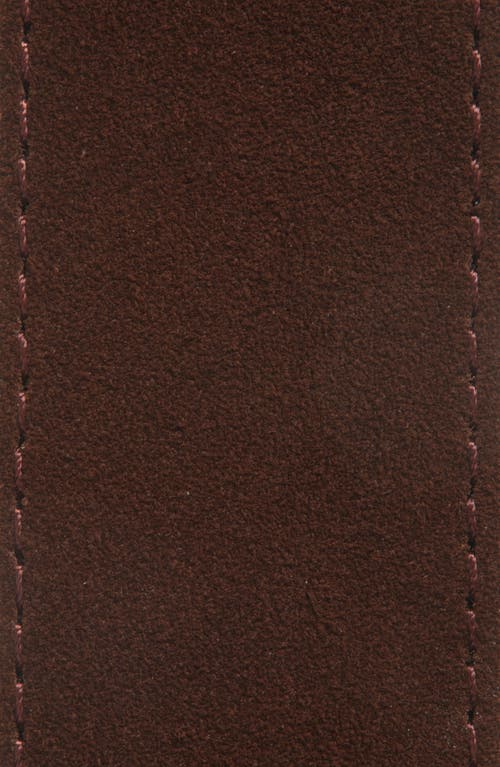 Nordstrom Easton Suede Belt In Brown