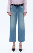 Bayeas Low Rise Ankle Wide Leg Jeans