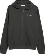Museum of Peace & Quiet Wordmark Waffle Stitch Zip Hoodie