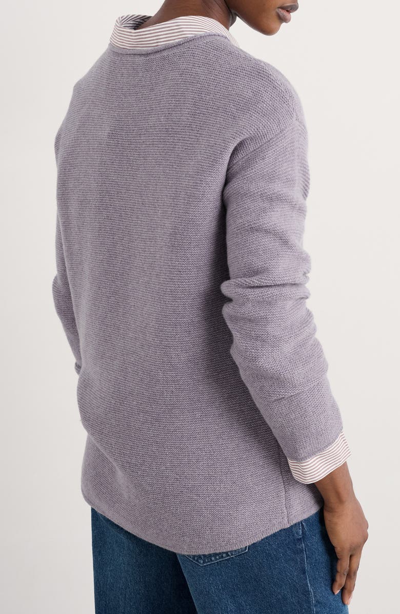 Seasalt Cornwall Fruity II Merino Wool Blend Sweater, Alternate, color, Knit Melange Clematis