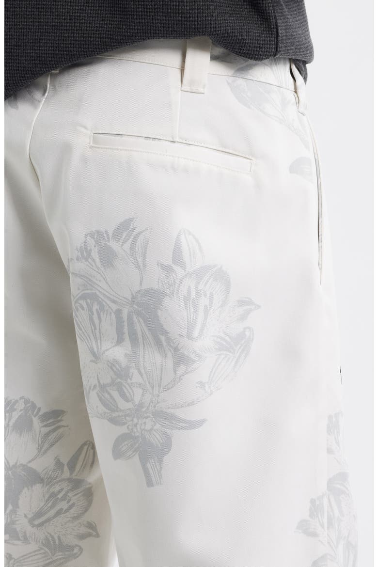 Jett Lawrence Edition - White Flower Milano Pants, Alternate, color, WHITE
