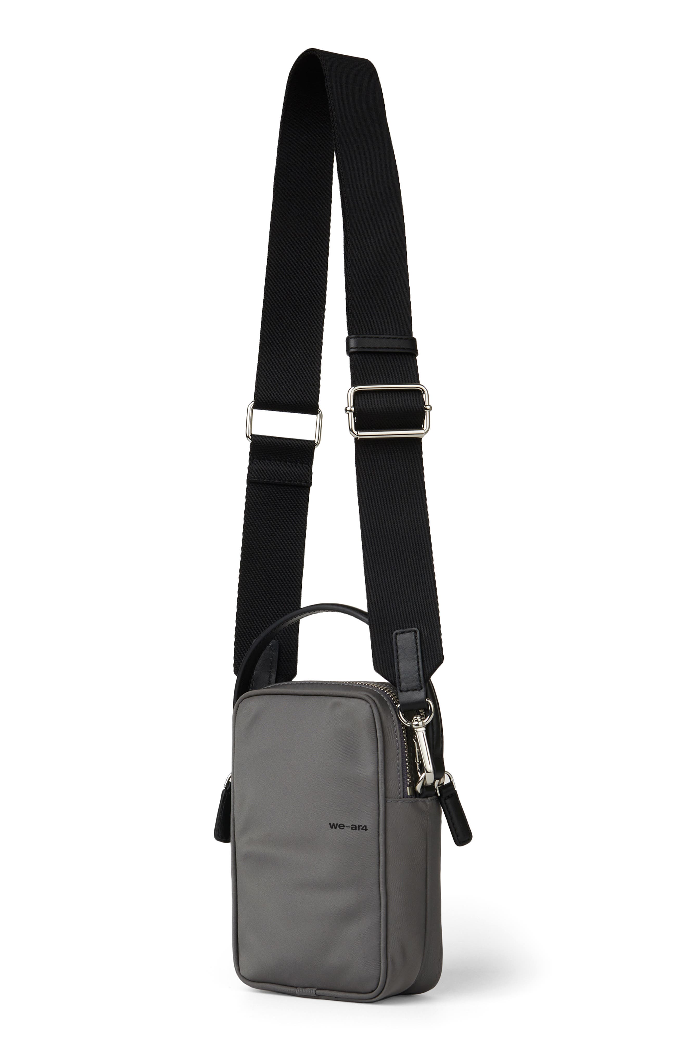 WE-AR4 The Souvenir Crossbody Bag, Alternate, color, Steel Black
