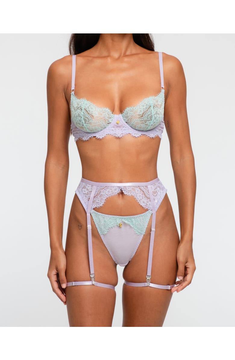 One Empire Ariana Lingerie Set, Main, color, Purple