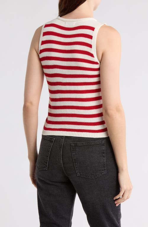 BLU PEPPER BLU PEPPER STRIPE KNIT SLEEVELESS TOP 