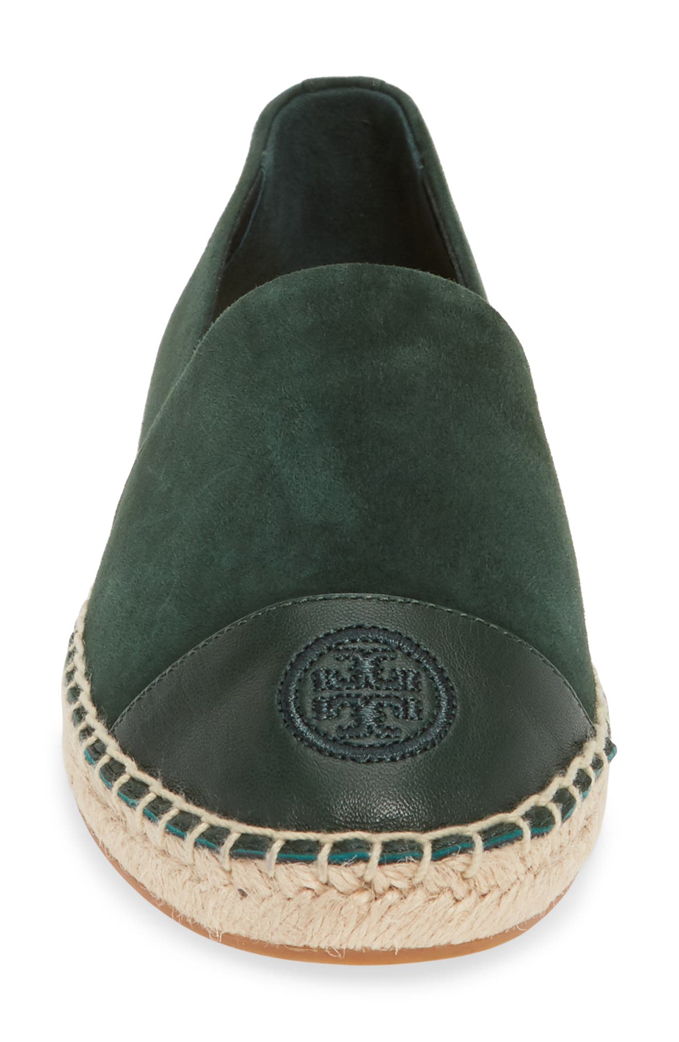 Colorblock Espadrille Flat, Alternate, color, PINE TREE/ PINE TREE