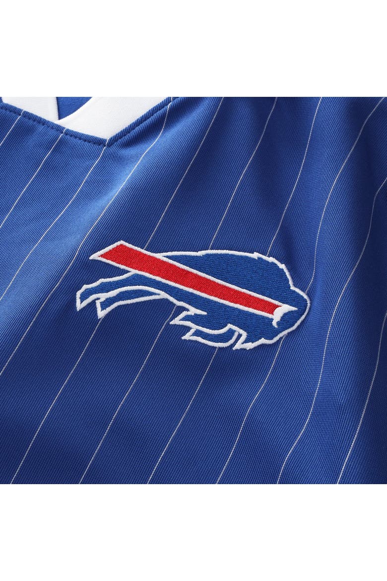 Youth Fanatics Royal Buffalo Bills Football x Football Collared Fan Top, Alternate, color, Royal