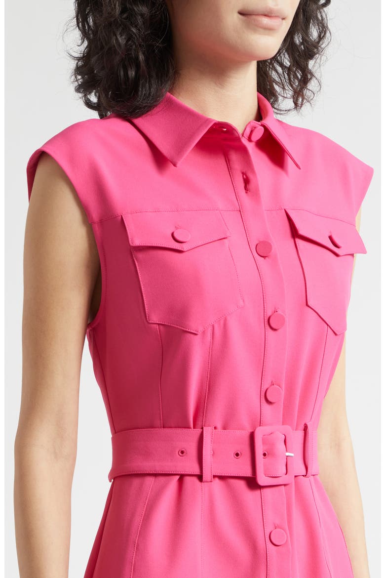 Doreen Belted Shirtdress, Alternate, color, BEETROOT PURPLE