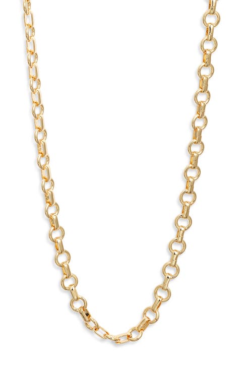 Dainty Rolo Link Chain Necklace