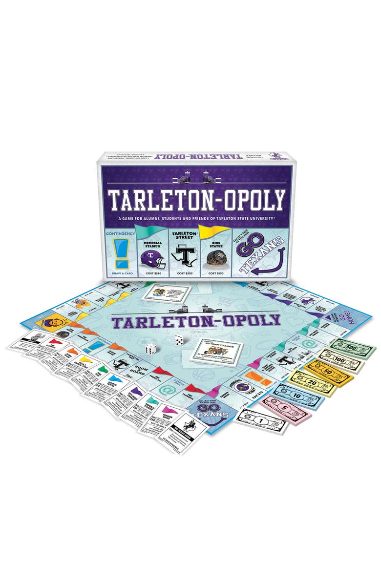 Late for the Sky University Tarletonopoly Monopoly Board Game, Alternate, color, Multicolored