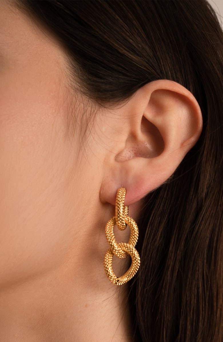 Samantha Siu - New York Gotham Nights Earrings, Alternate, color, Gold