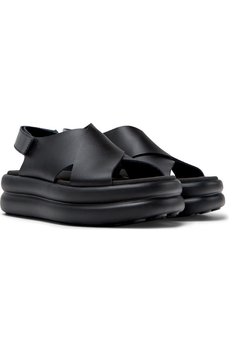 Camper Pelotas Flota Slingback Sandal, Main, color, Black