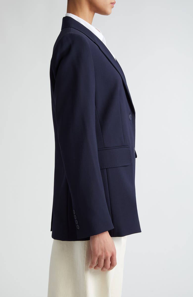 Max Mara Studio Dingey Wool Crepe Blazer, Alternate, color,