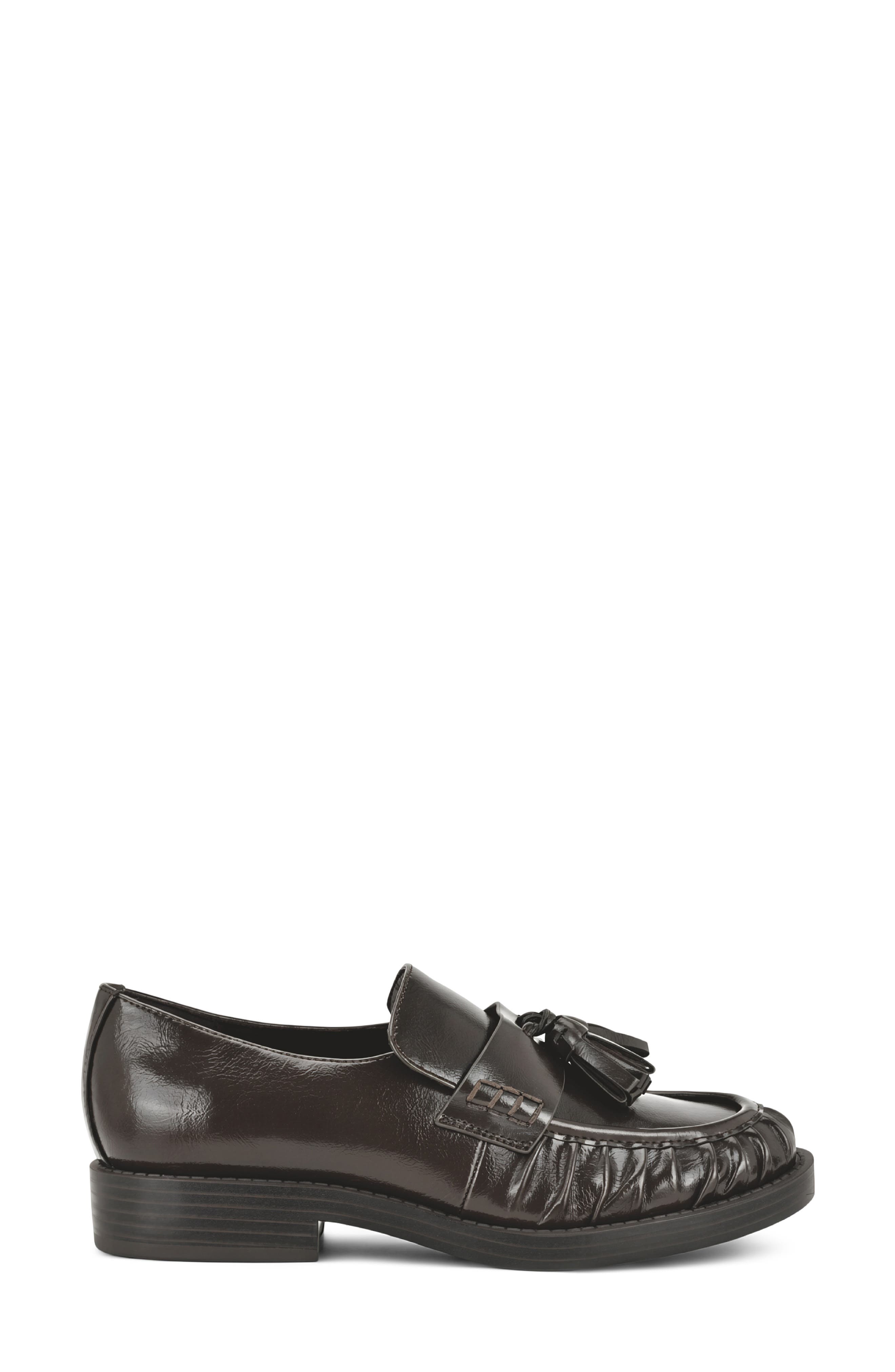 Gersen Tassel Loafer, Alternate, color, DARK BROWN