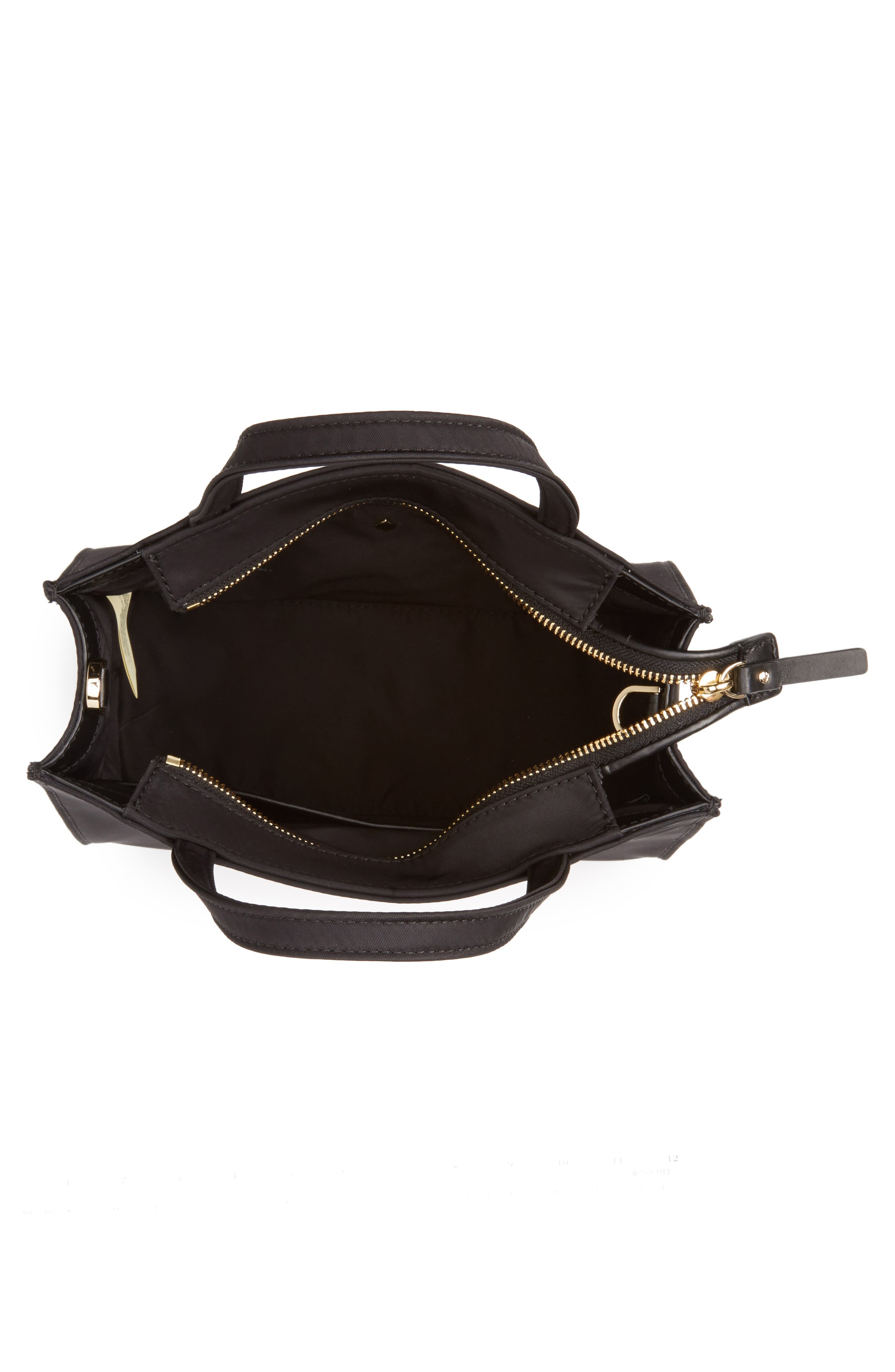 watson lane – sam nylon satchel, Alternate, color, BLACK