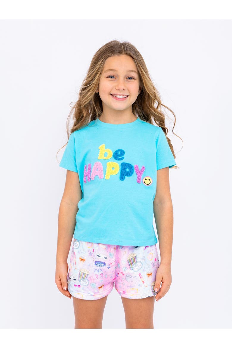 Plush Sleepover loungewear Shorts, Main, color, Multicolor