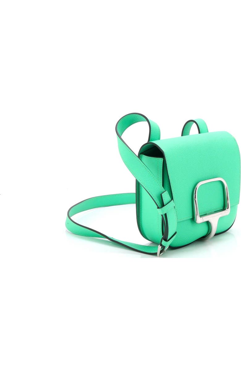 Pre-Owned Hermes Della Cavalleria Shoulder Bag Epsom Mini, Alternate, color, Vert Comics