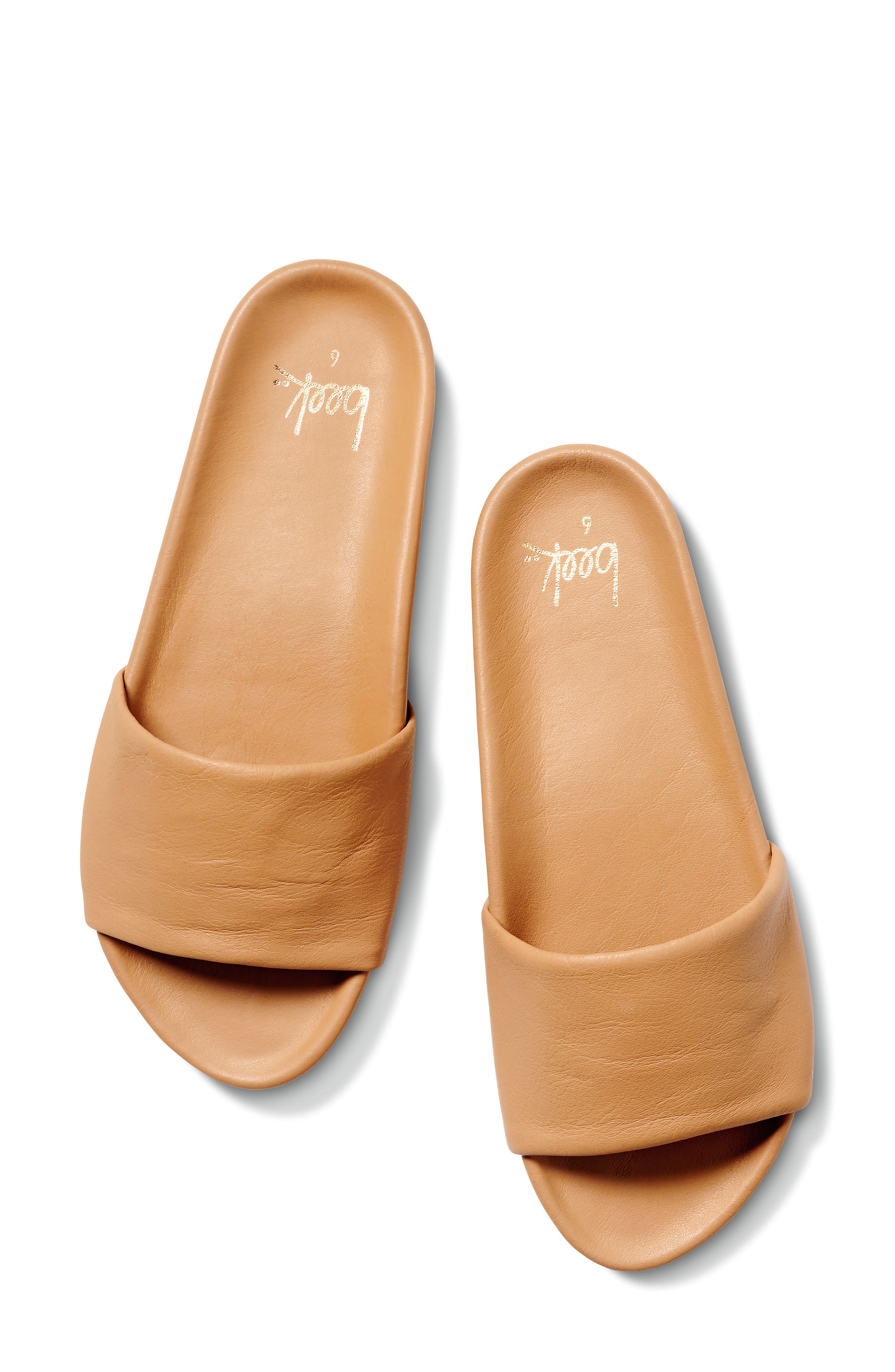 Gallito Slide Sandal, Alternate, color, HONEY