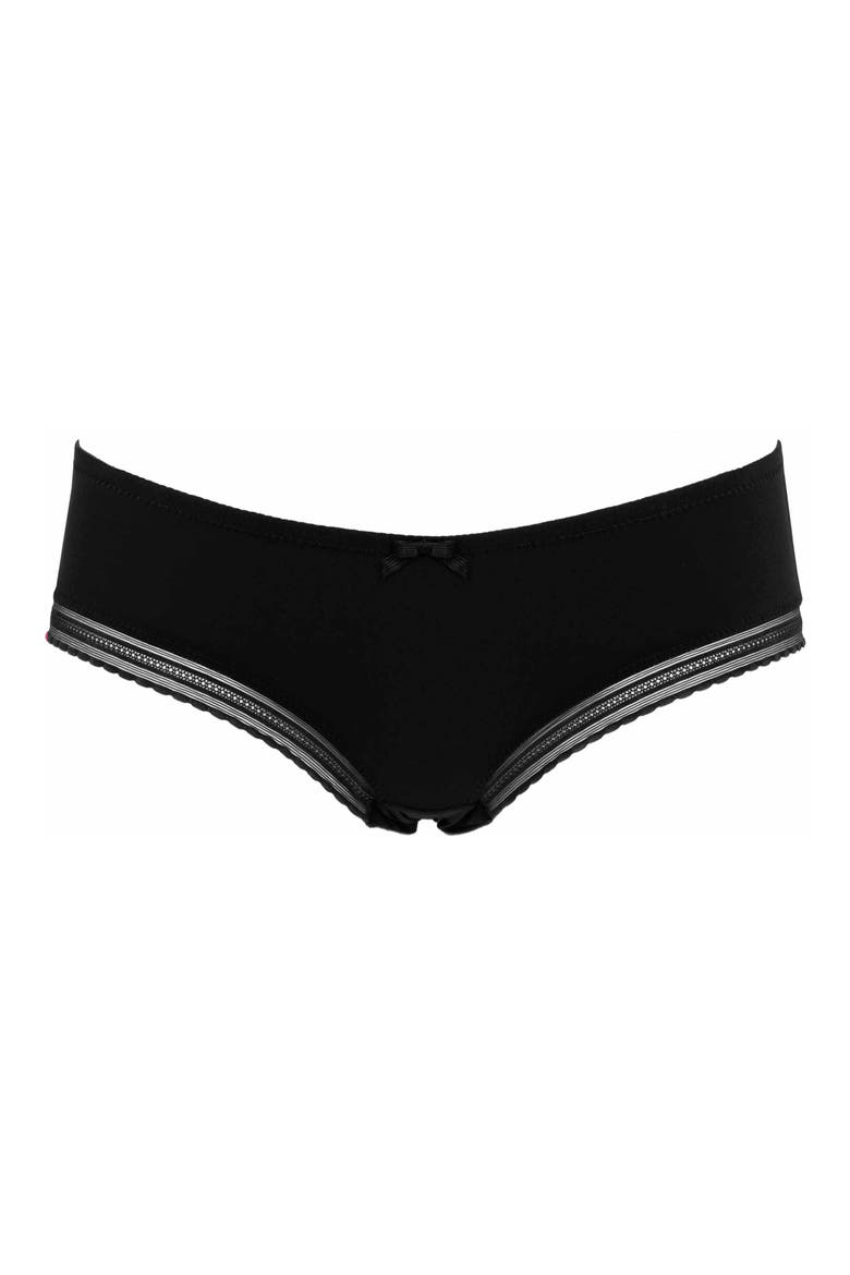 Milk Seamless Low Waist Maternity Briefs, Alternate, color, BLACK