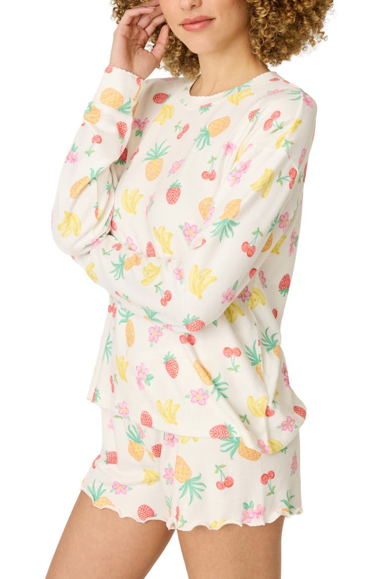 Viva La Vida Jersey Pajama Top, Alternate, color, IVORY