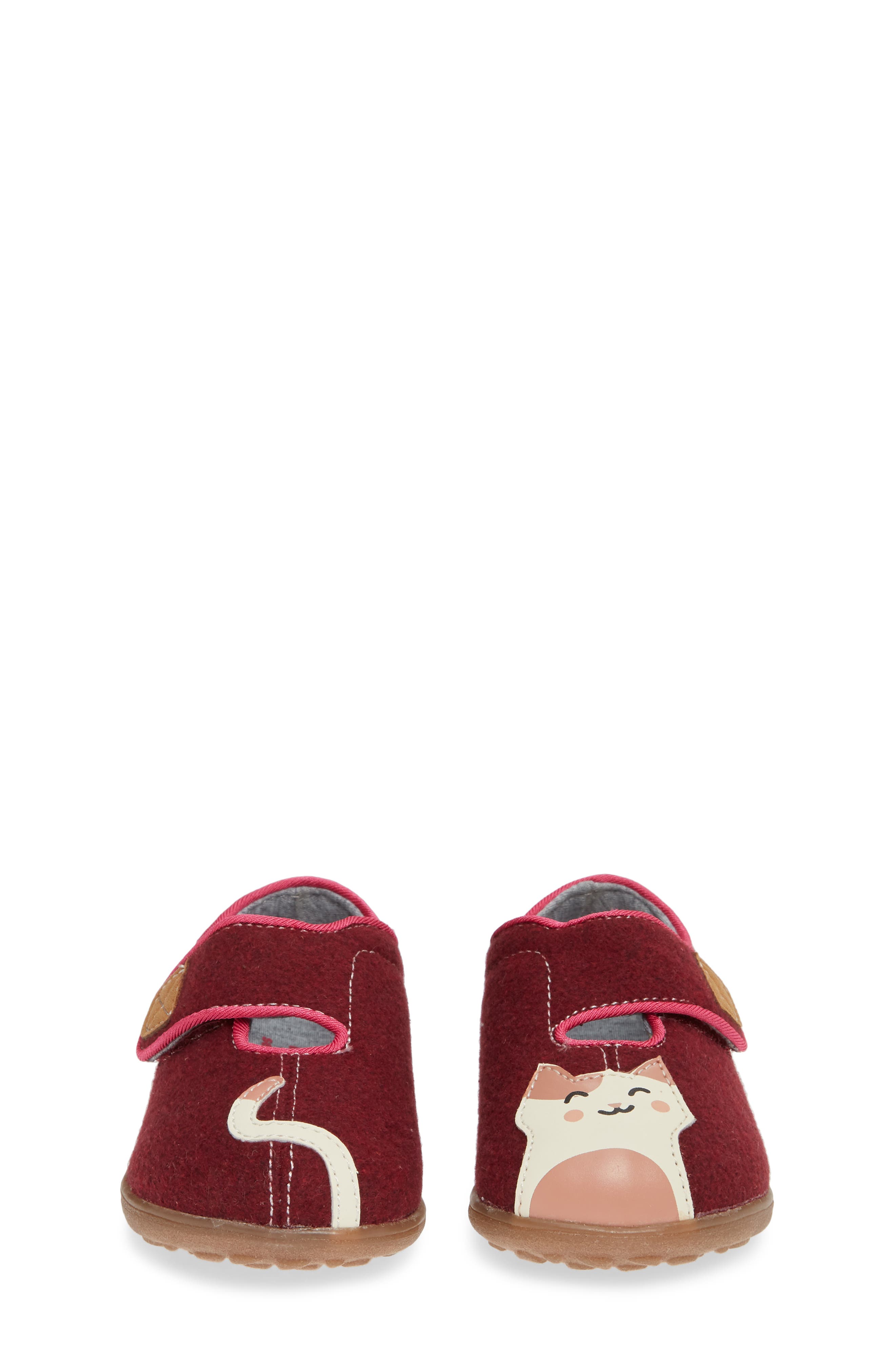 See Kai Run Cruz Slipper, Alternate, color, Berry Kitty