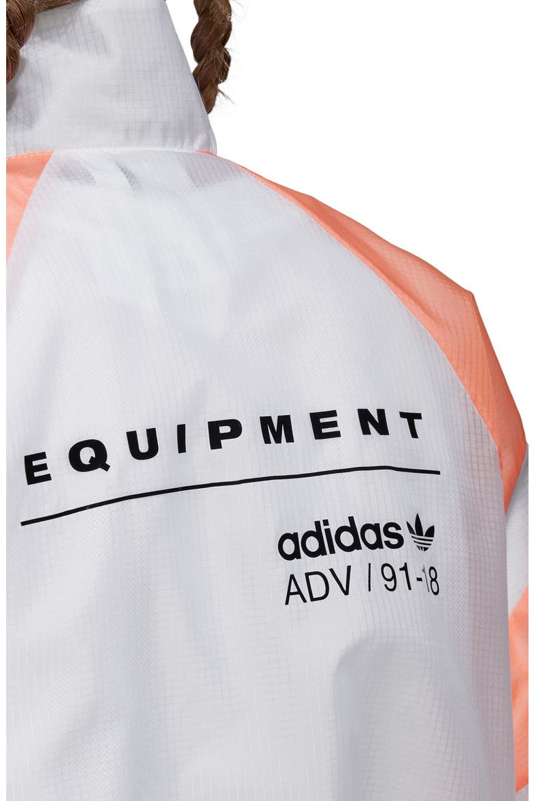 EQT Track Jacket, Alternate, color, WHITE/ CHALK CORAL