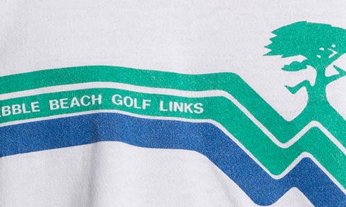 Elwood Vintage Pebble Beach Golf Sweatshirt In Green