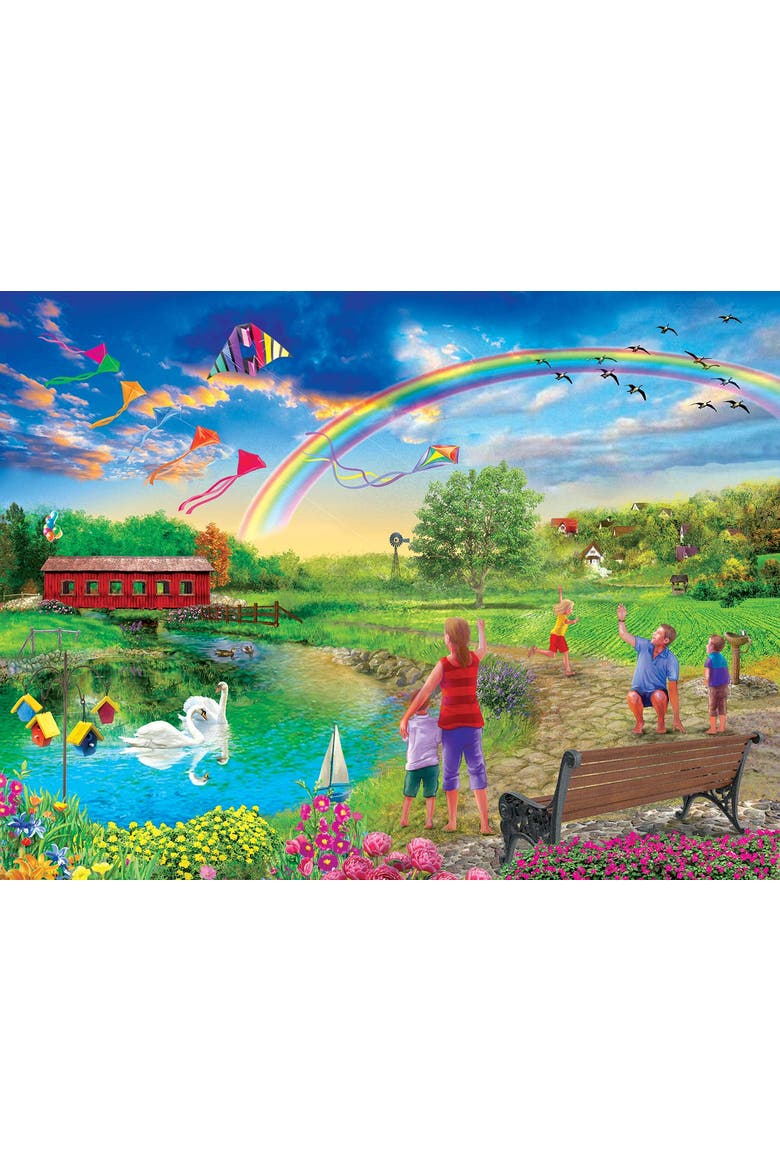 Colorful Skies 500 piece Jigsaw Puzzle for Adults, Alternate, color, Multicolor