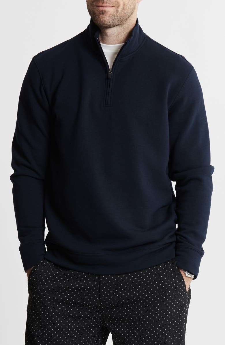 JACHS Tribeca Soft Touch Quarter Zip Pullover, Main, color, 