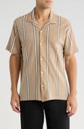 M Magaschoni Piqué Knit Button-Up Resort Shirt
