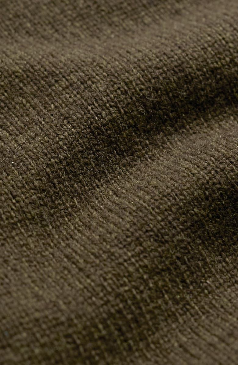 Seasalt Cornwall Tern Tide Merino Wool Blend Cardigan, Alternate, color, Knit Melange Rich Olive