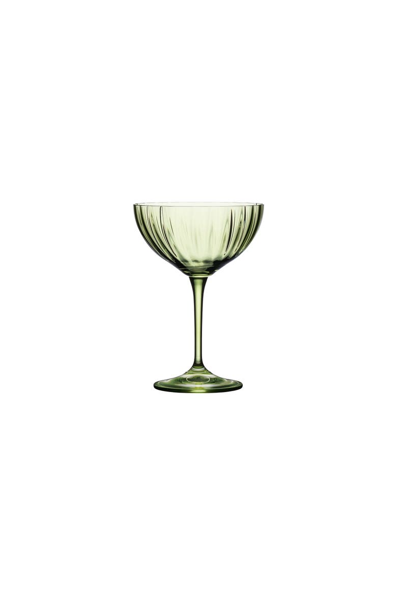 Sens Set/6 coupe glasses, Main, color, Bottle green