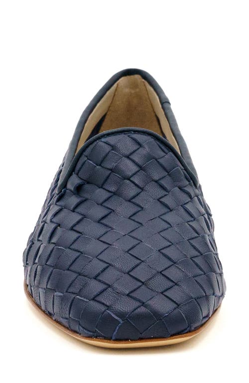 Amalfi By Rangoni Gastone Perforated Espadrille In Peacot Stuoia Dama