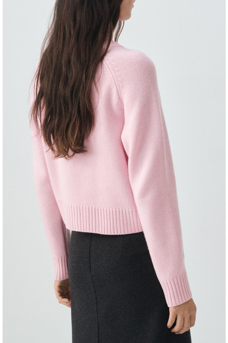 Selection Wool & Cashmere Cardigan, Alternate, color, PINK