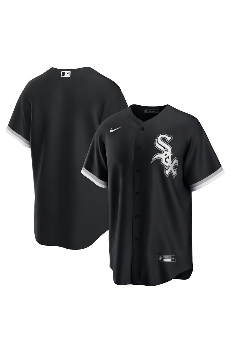 Nike Men's Nike Black Chicago White Sox Alternate Replica Team Jersey, Main, color, 