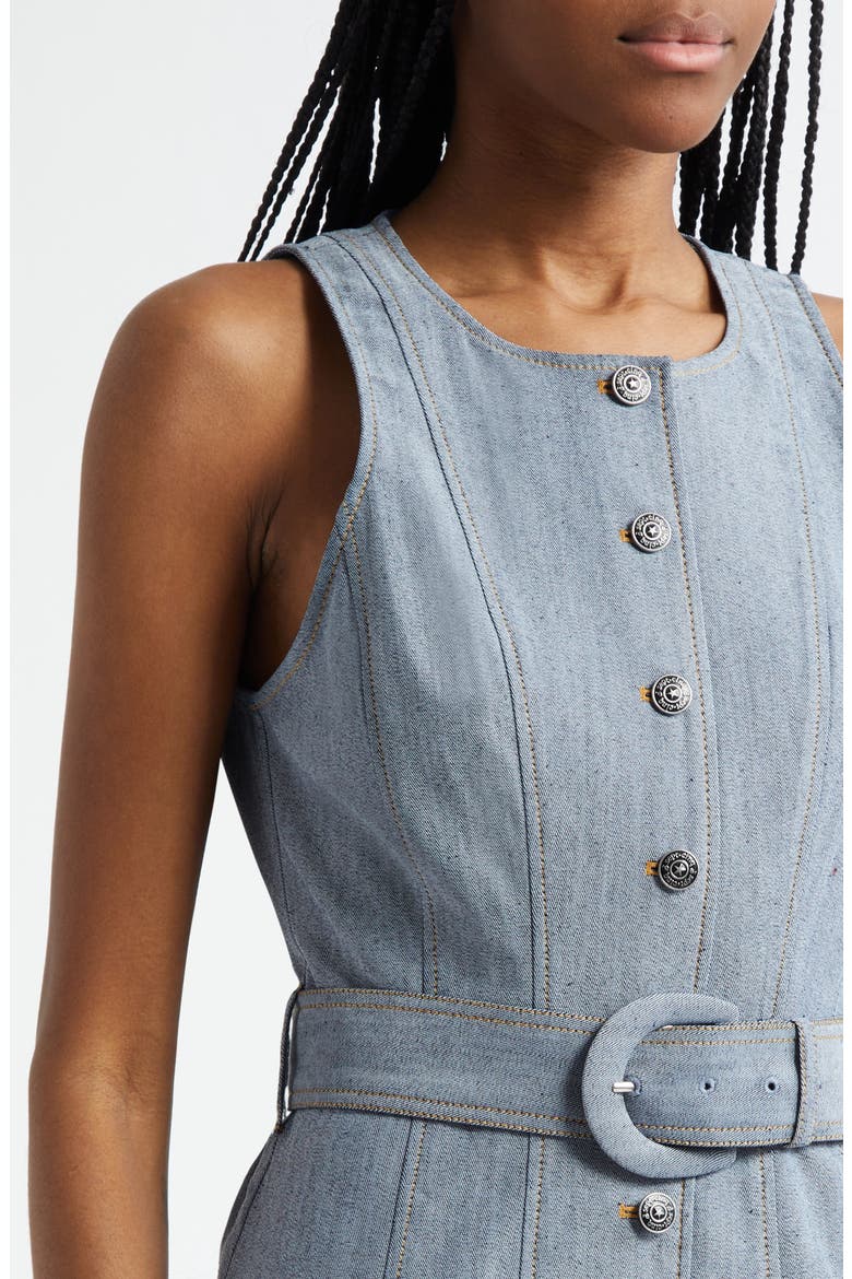 cinq a sept margaret sleeveless denim midi dress Cinq Sept Women's Margaret Dress, Indigo, 0 at Amazon Women's Clothing store
